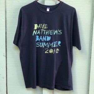 Dave Matthews 2010 Tour tee shirt, black, size XL, men's